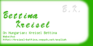 bettina kreisel business card